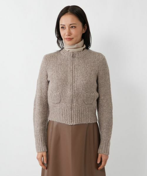 NEMIKA / ネミカ テーラードジャケット | ジップニットジャケット【NEMIKA】 | 詳細7