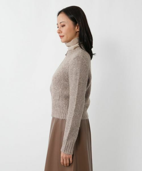 NEMIKA / ネミカ テーラードジャケット | ジップニットジャケット【NEMIKA】 | 詳細8