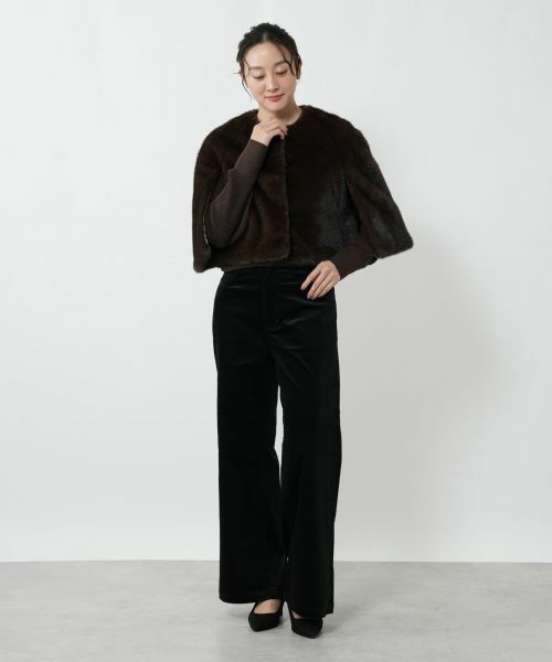 NEMIKA / ネミカ その他小物 | フェイクファーショートジャケット【NEMIKA】 | 詳細1