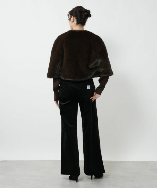 NEMIKA / ネミカ その他小物 | フェイクファーショートジャケット【NEMIKA】 | 詳細3