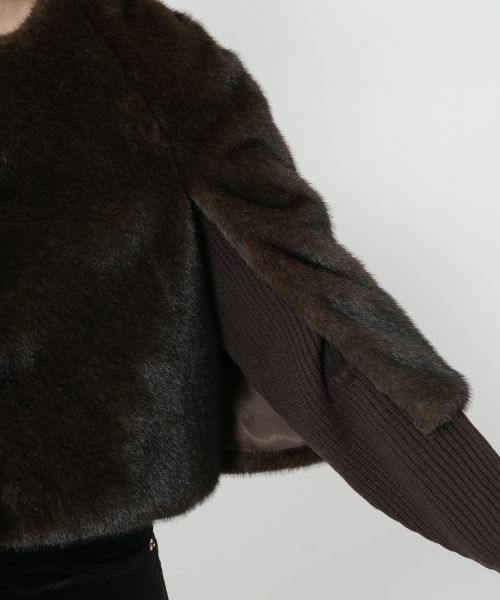 NEMIKA / ネミカ その他小物 | フェイクファーショートジャケット【NEMIKA】 | 詳細6