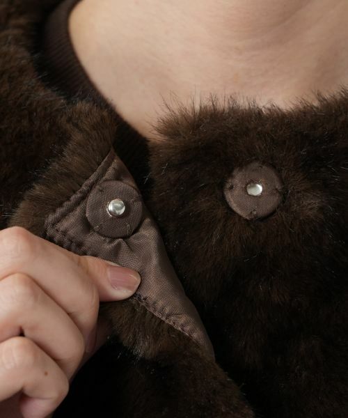 NEMIKA / ネミカ その他小物 | フェイクファーショートジャケット【NEMIKA】 | 詳細8