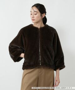 NEMIKA / ネミカ ブルゾン | フェイクファージップブルゾン【NEMIKA】