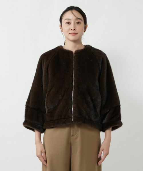 NEMIKA / ネミカ ブルゾン | フェイクファージップブルゾン【NEMIKA】 | 詳細4