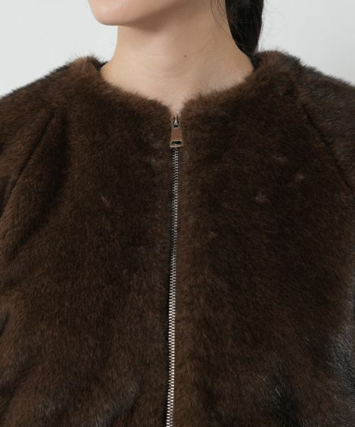 NEMIKA / ネミカ ブルゾン | フェイクファージップブルゾン【NEMIKA】 | 詳細7