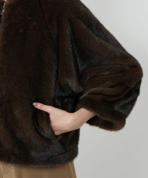 NEMIKA / ネミカ ブルゾン | フェイクファージップブルゾン【NEMIKA】 | 詳細9