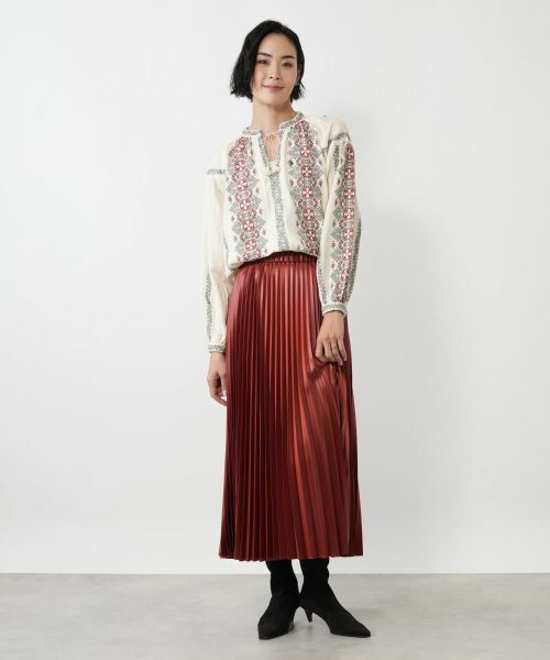 NEMIKA / ネミカ ロング・マキシ丈スカート | アコーディオンプリーツロングスカート【NEMIKA】 | 詳細4