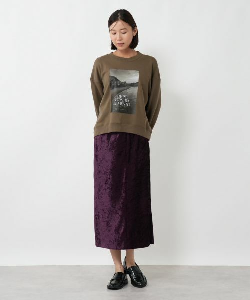 NEMIKA / ネミカ スウェット | 【大草直子さん×NEMIKA】フォトプリントスウェットプルオーバー | 詳細21