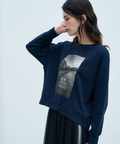 NEMIKA / ネミカ スウェット | 【大草直子さん×NEMIKA】フォトプリントスウェットプルオーバー | 詳細3