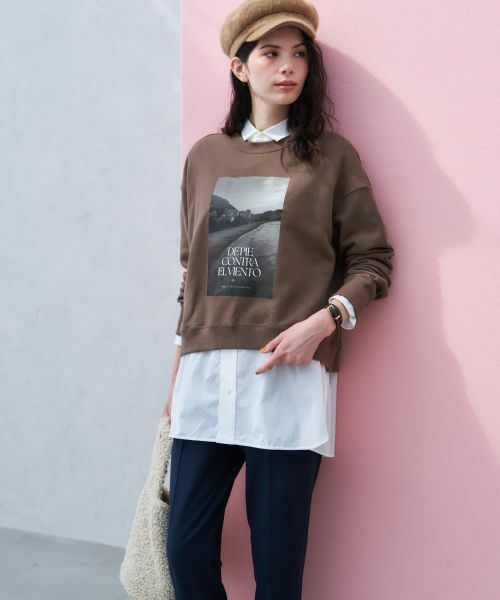 NEMIKA / ネミカ スウェット | 【大草直子さん×NEMIKA】フォトプリントスウェットプルオーバー | 詳細7