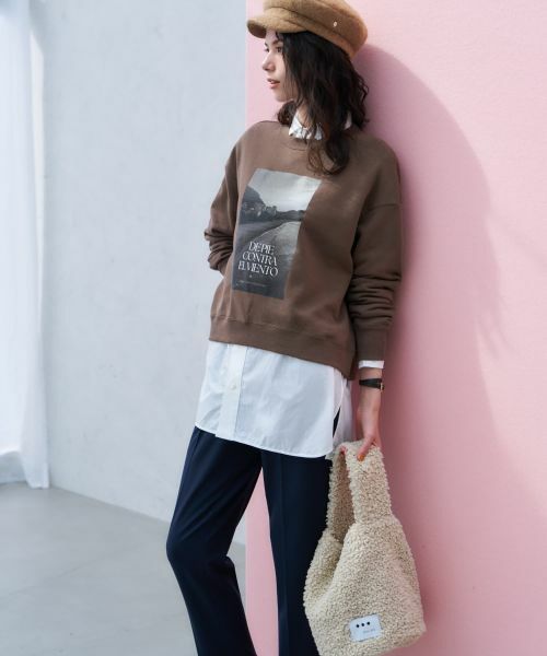 NEMIKA / ネミカ スウェット | 【大草直子さん×NEMIKA】フォトプリントスウェットプルオーバー | 詳細8