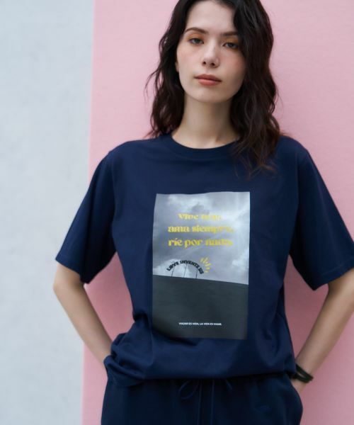 NEMIKA / ネミカ Tシャツ | 【大草直子さん×NEMIKA】フォトプリントTシャツ | 詳細1