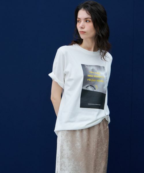 NEMIKA / ネミカ Tシャツ | 【大草直子さん×NEMIKA】フォトプリントTシャツ | 詳細23