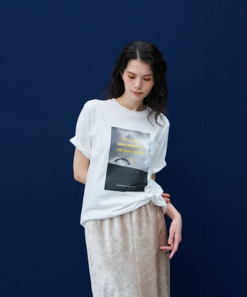 NEMIKA / ネミカ Tシャツ | 【大草直子さん×NEMIKA】フォトプリントTシャツ | 詳細25