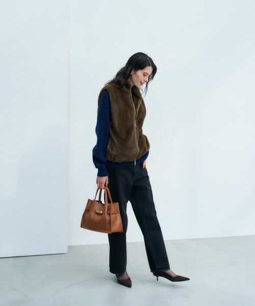 NEMIKA / ネミカ テーラードジャケット | 【大草直子さん×NEMIKA】フェイクファーベスト | 詳細16