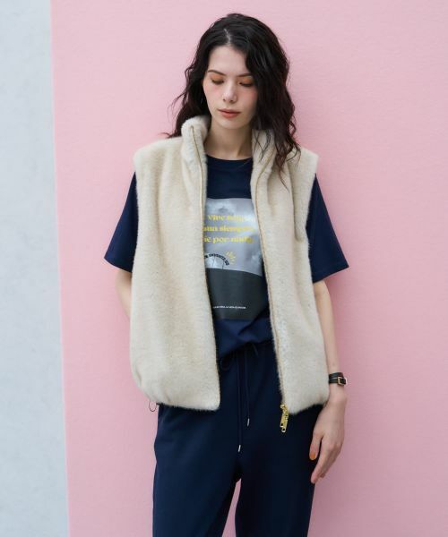 NEMIKA / ネミカ テーラードジャケット | 【大草直子さん×NEMIKA】フェイクファーベスト | 詳細18