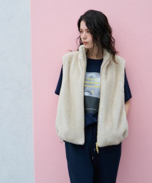 NEMIKA / ネミカ テーラードジャケット | 【大草直子さん×NEMIKA】フェイクファーベスト | 詳細19