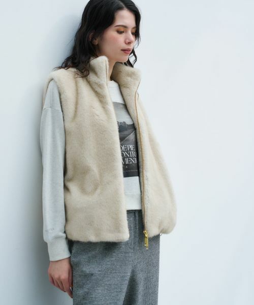NEMIKA / ネミカ テーラードジャケット | 【大草直子さん×NEMIKA】フェイクファーベスト | 詳細27