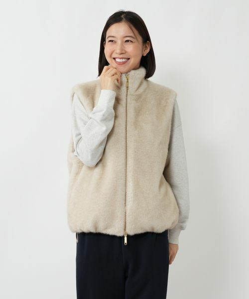 NEMIKA / ネミカ テーラードジャケット | 【大草直子さん×NEMIKA】フェイクファーベスト | 詳細30