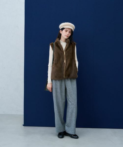NEMIKA / ネミカ テーラードジャケット | 【大草直子さん×NEMIKA】フェイクファーベスト | 詳細6