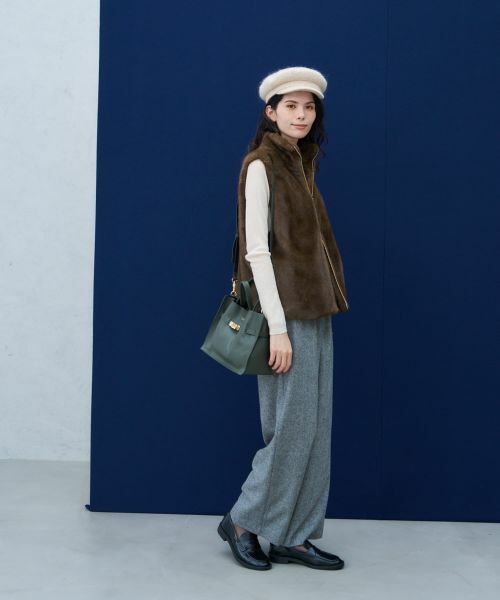 NEMIKA / ネミカ テーラードジャケット | 【大草直子さん×NEMIKA】フェイクファーベスト | 詳細8
