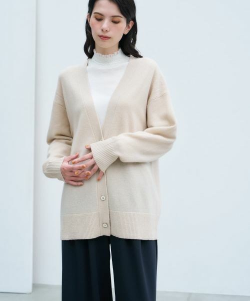NEMIKA / ネミカ カーディガン・ボレロ | 【大草直子さん×NEMIKA】ウールニットカーディガン | 詳細1