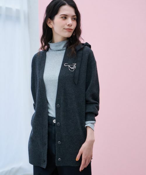 NEMIKA / ネミカ カーディガン・ボレロ | 【大草直子さん×NEMIKA】ウールニットカーディガン | 詳細12