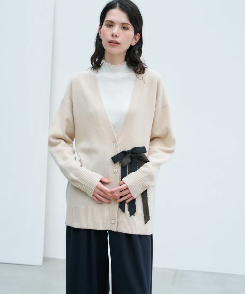 NEMIKA / ネミカ カーディガン・ボレロ | 【大草直子さん×NEMIKA】ウールニットカーディガン | 詳細4