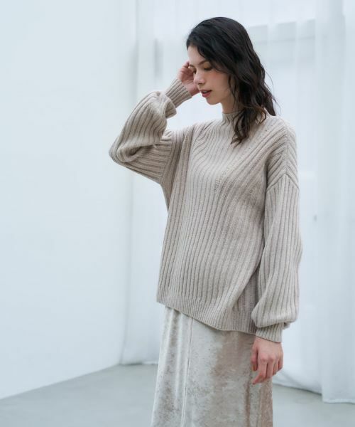NEMIKA / ネミカ ニット・セーター | 【大草直子さん×NEMIKA】ウールボトルネックニット | 詳細14