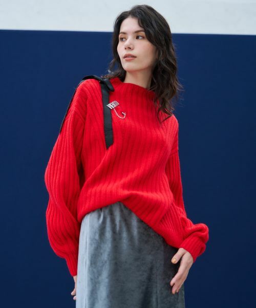 NEMIKA / ネミカ ニット・セーター | 【大草直子さん×NEMIKA】ウールボトルネックニット | 詳細8