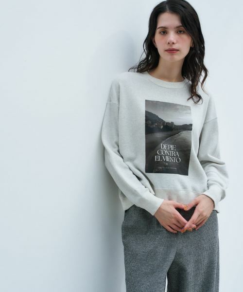 NEMIKA / ネミカ スウェット | 【大草直子さん×NEMIKA】フォトプリントスウェットプルオーバー | 詳細1