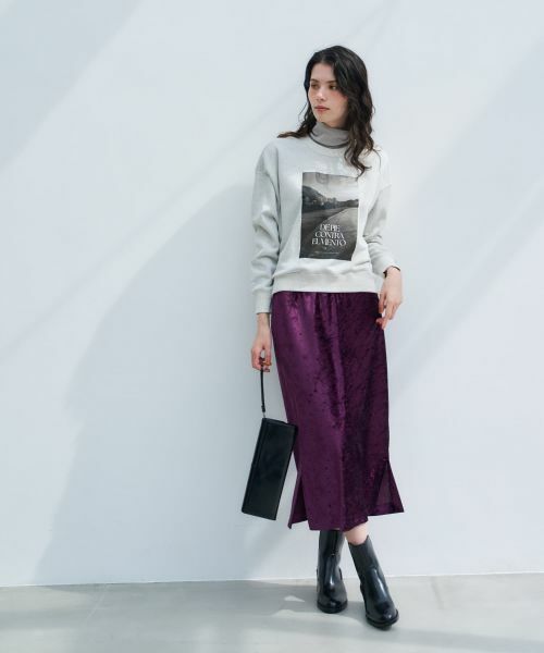 NEMIKA / ネミカ スウェット | 【大草直子さん×NEMIKA】フォトプリントスウェットプルオーバー | 詳細10