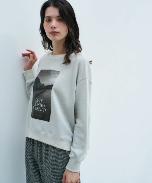 NEMIKA / ネミカ スウェット | 【大草直子さん×NEMIKA】フォトプリントスウェットプルオーバー | 詳細2