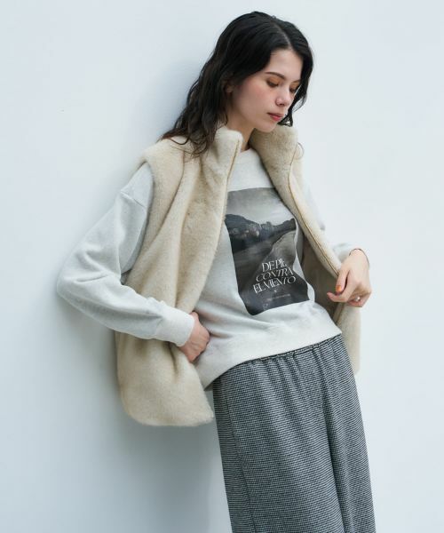 NEMIKA / ネミカ スウェット | 【大草直子さん×NEMIKA】フォトプリントスウェットプルオーバー | 詳細5