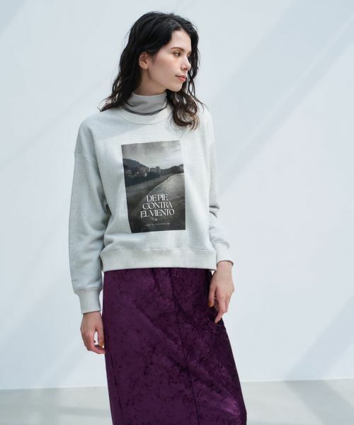 NEMIKA / ネミカ スウェット | 【大草直子さん×NEMIKA】フォトプリントスウェットプルオーバー | 詳細7