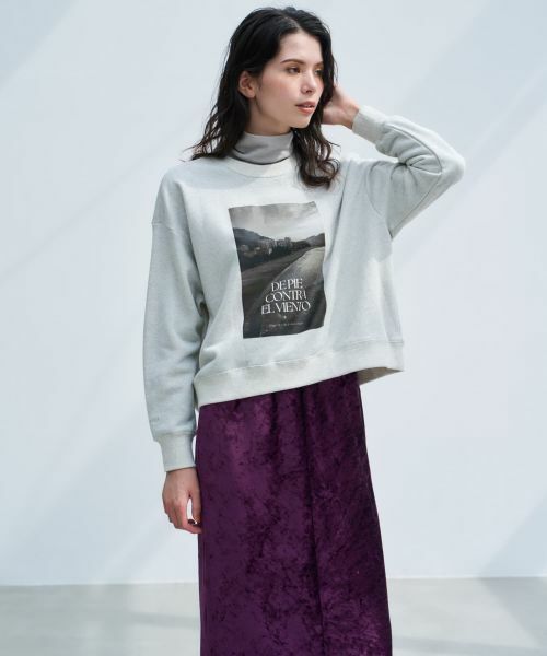 NEMIKA / ネミカ スウェット | 【大草直子さん×NEMIKA】フォトプリントスウェットプルオーバー | 詳細9