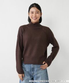 NEMIKA / ネミカ ニット・セーター | 透かし編みハイネックニット【NEMIKA】