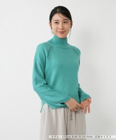 NEMIKA / ネミカ ニット・セーター | 透かし編みハイネックニット【NEMIKA】