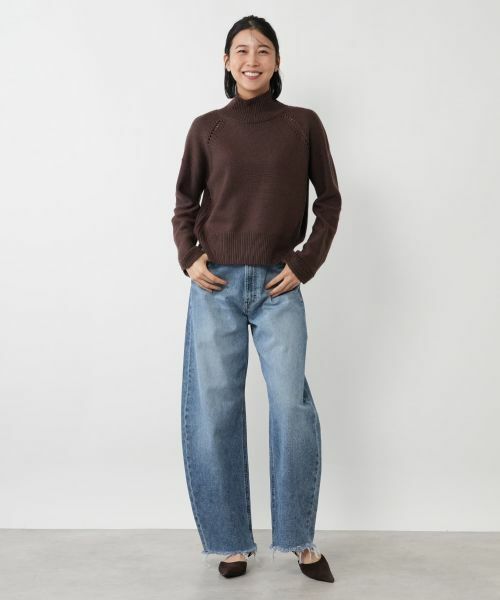 NEMIKA / ネミカ ニット・セーター | 透かし編みハイネックニット【NEMIKA】 | 詳細1