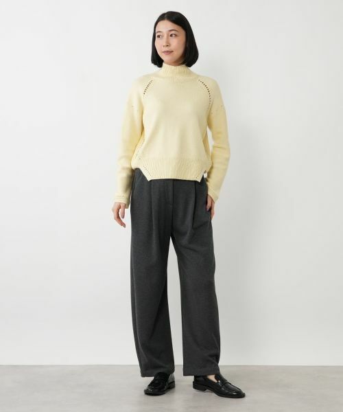 NEMIKA / ネミカ ニット・セーター | 透かし編みハイネックニット【NEMIKA】 | 詳細10
