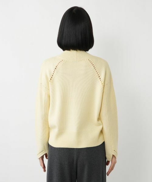 NEMIKA / ネミカ ニット・セーター | 透かし編みハイネックニット【NEMIKA】 | 詳細15