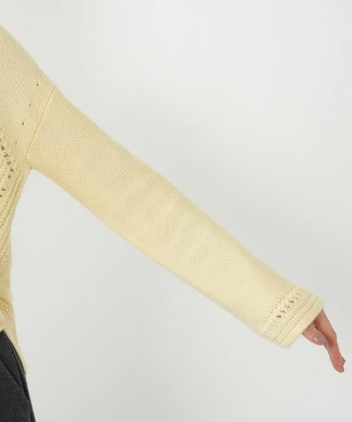 NEMIKA / ネミカ ニット・セーター | 透かし編みハイネックニット【NEMIKA】 | 詳細18