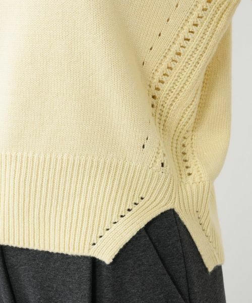 NEMIKA / ネミカ ニット・セーター | 透かし編みハイネックニット【NEMIKA】 | 詳細19