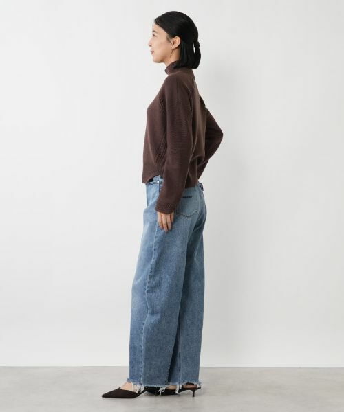 NEMIKA / ネミカ ニット・セーター | 透かし編みハイネックニット【NEMIKA】 | 詳細2