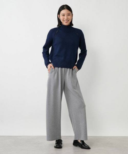 NEMIKA / ネミカ ニット・セーター | 透かし編みハイネックニット【NEMIKA】 | 詳細4