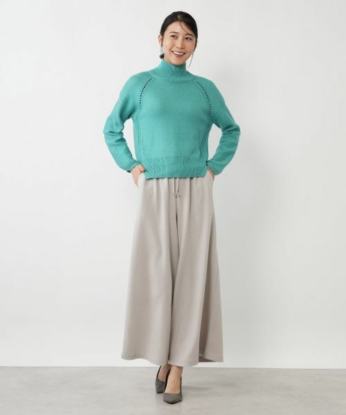NEMIKA / ネミカ ニット・セーター | 透かし編みハイネックニット【NEMIKA】 | 詳細7