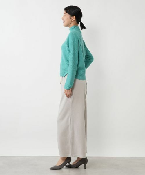 NEMIKA / ネミカ ニット・セーター | 透かし編みハイネックニット【NEMIKA】 | 詳細8