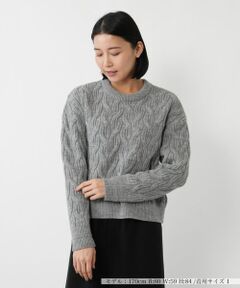 NEMIKA / ネミカ ニット・セーター | ケーブル編みクルーネックニット【NEMIKA】