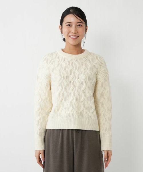 NEMIKA / ネミカ ニット・セーター | ケーブル編みクルーネックニット【NEMIKA】 | 詳細13