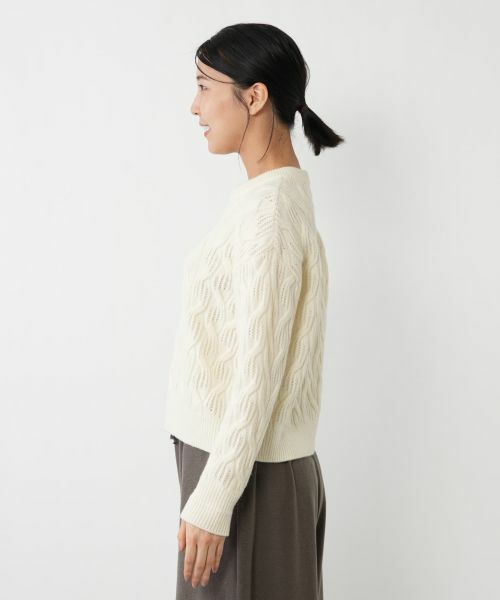 NEMIKA / ネミカ ニット・セーター | ケーブル編みクルーネックニット【NEMIKA】 | 詳細14